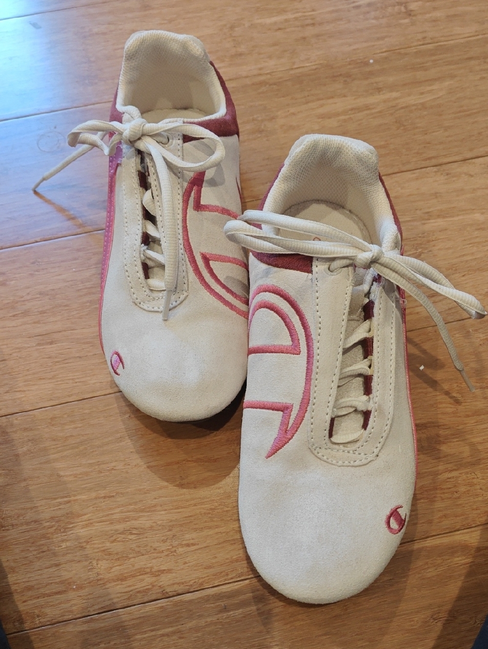 Vintage Suede Champion Sneakers -Size 7.5